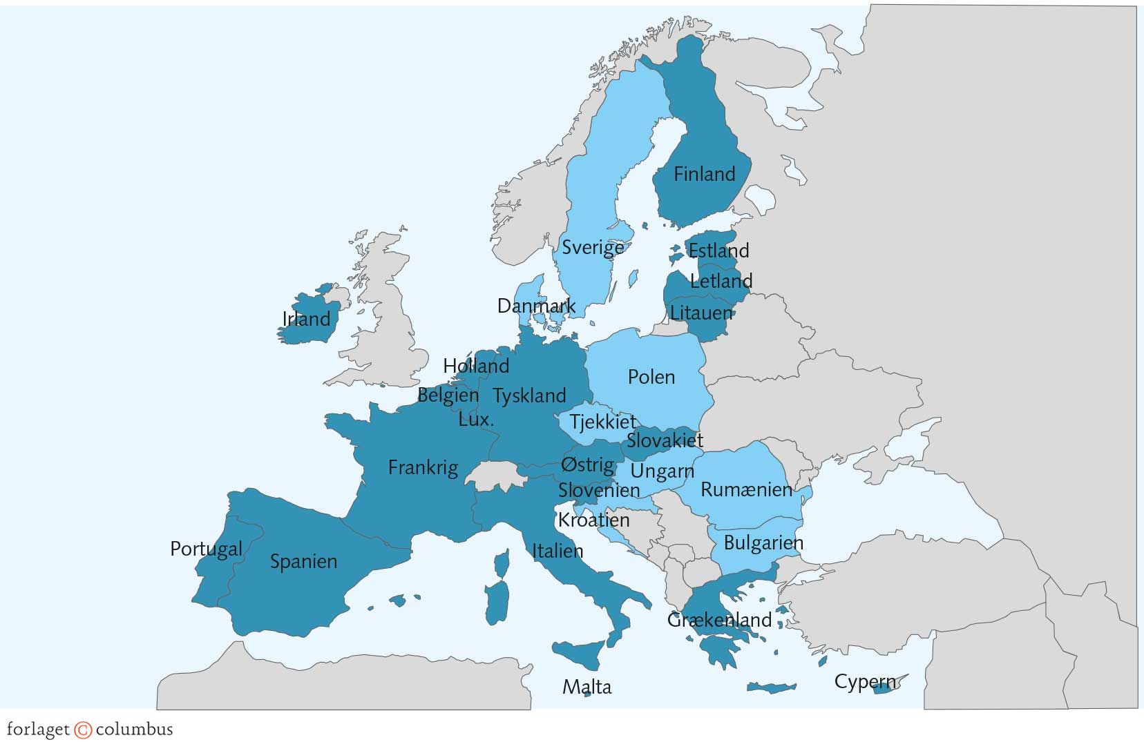 FIGUR 1.2 Europa fra fragmentering til integration (c)