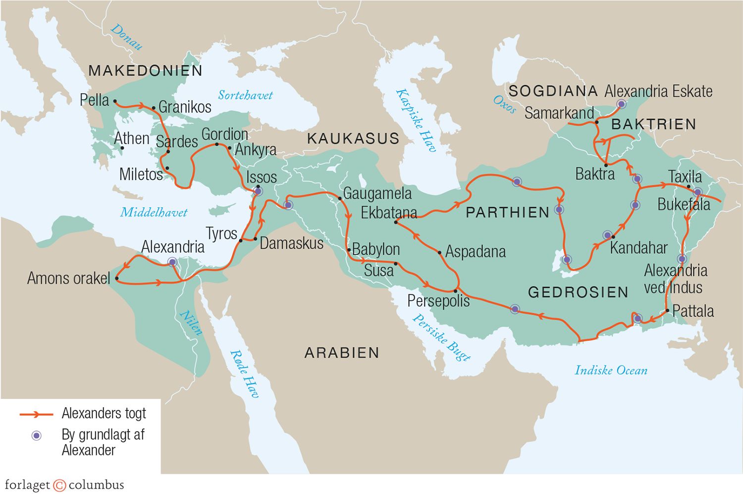 Alexander den Stores rige