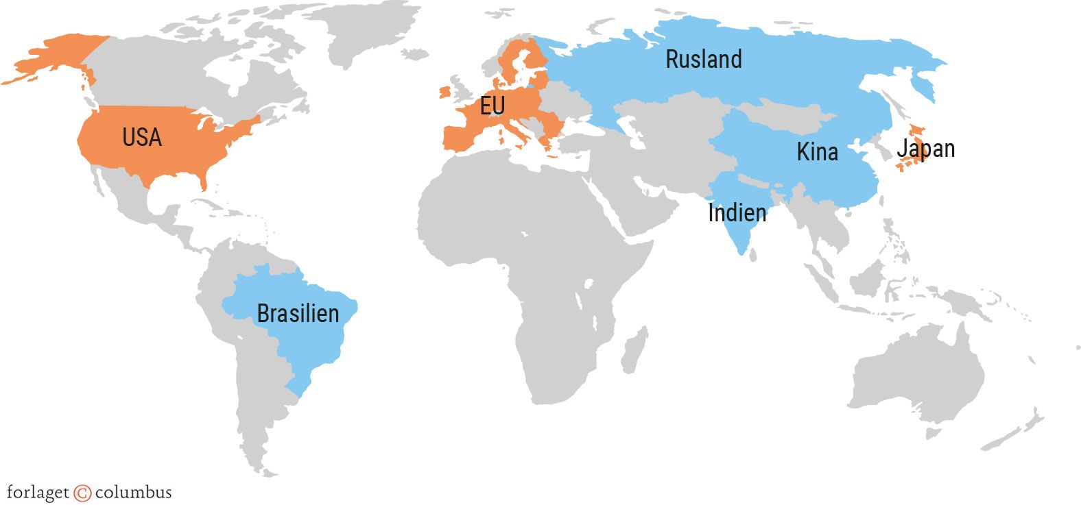 Figur 2.4. Triaden og BRIK-landene