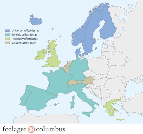 9.3 Velfærdsmodeller i Vesteuropa