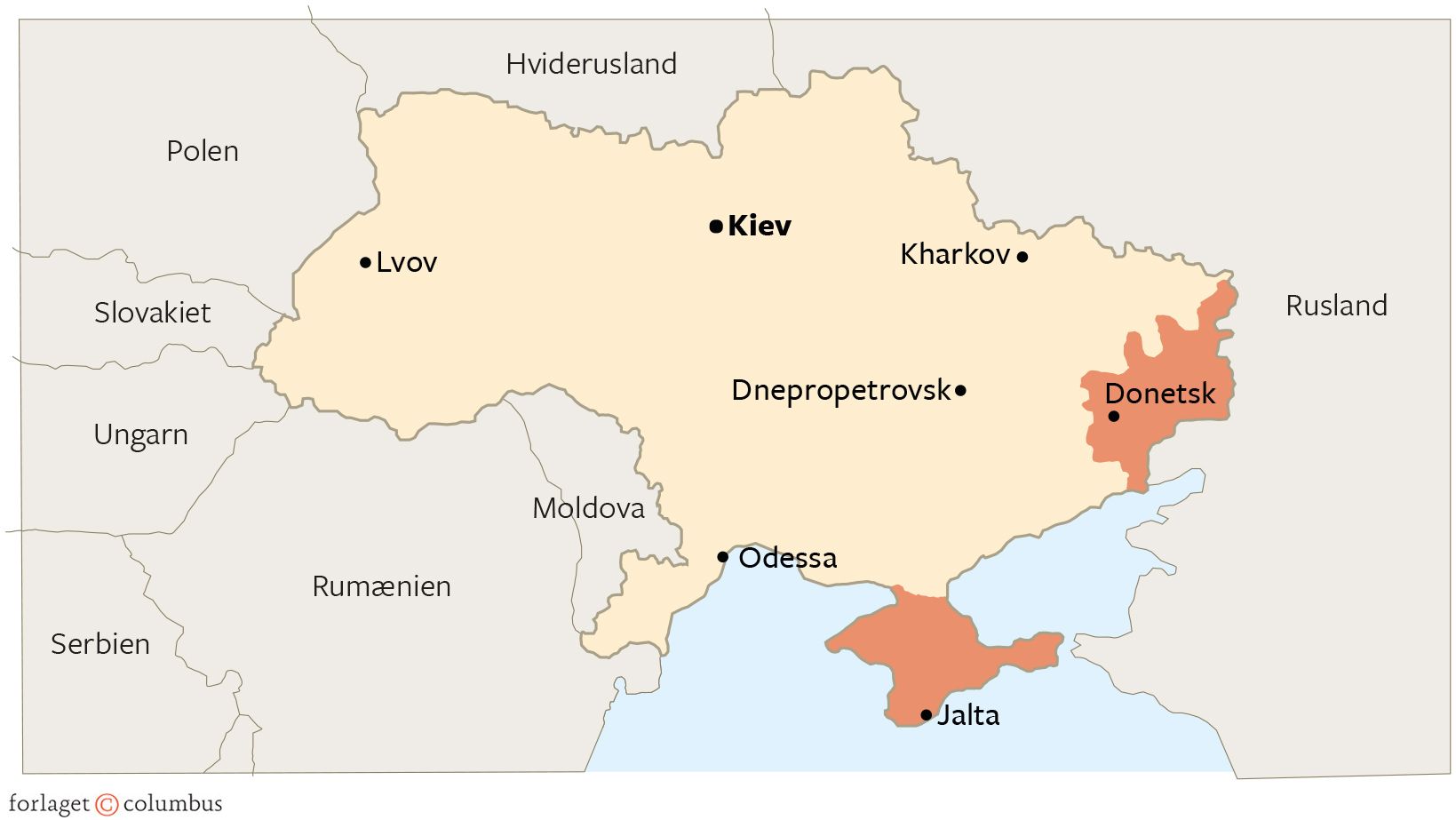 Figur 9.9 Kort over Ukraine