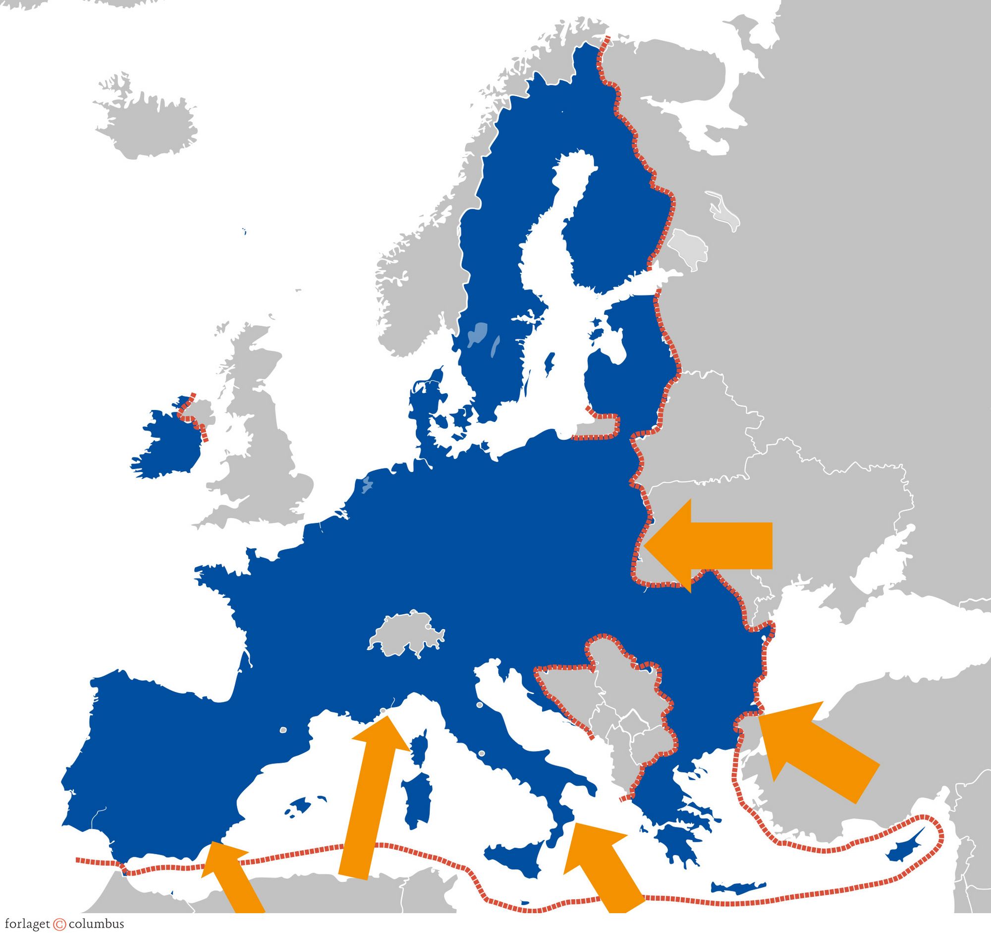 Figur 4.1 EU’s grænser (b)