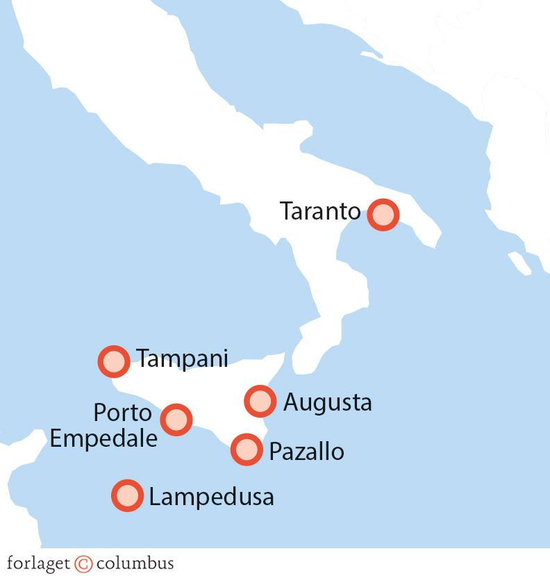 Figur 6.4: Hotspots i Italien og Grækenland