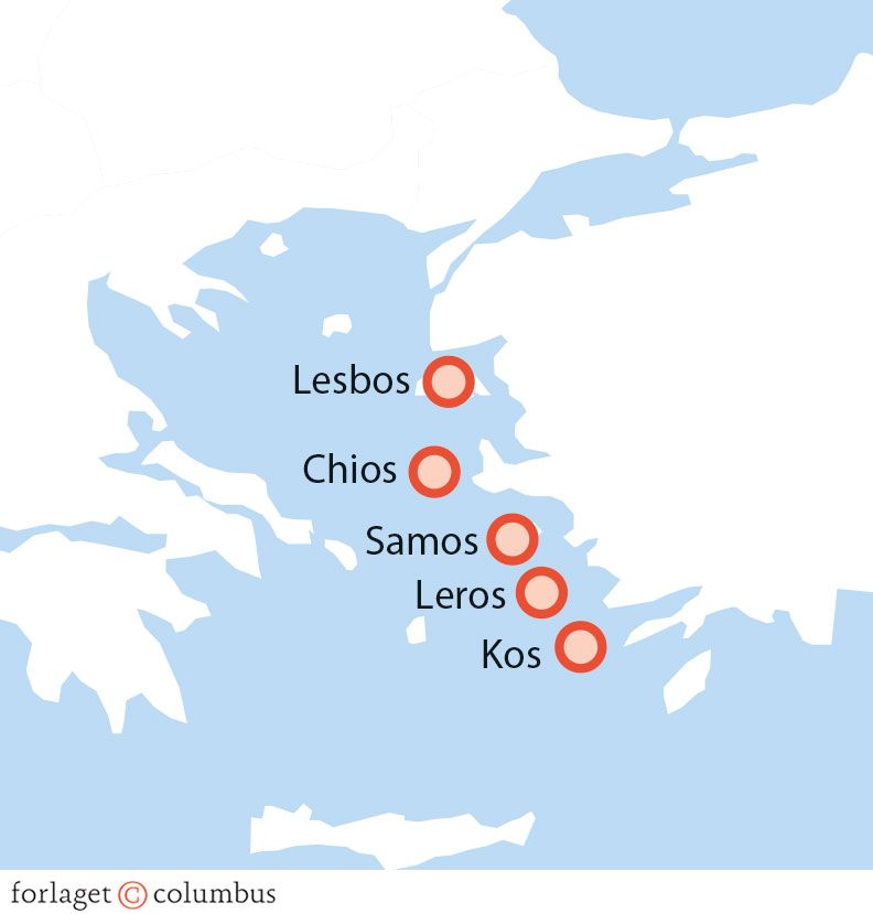 Figur 6.4: Hotspots i Italien og Grækenland