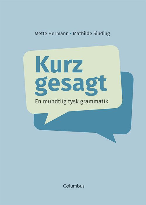 Produkt Kurz gesagt Forlaget Columbus