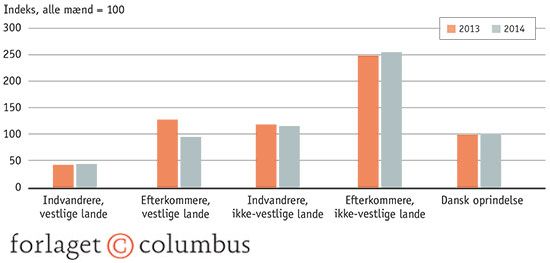 3.10 Mere kriminalitet blandt ikke-vestlige efterkommere