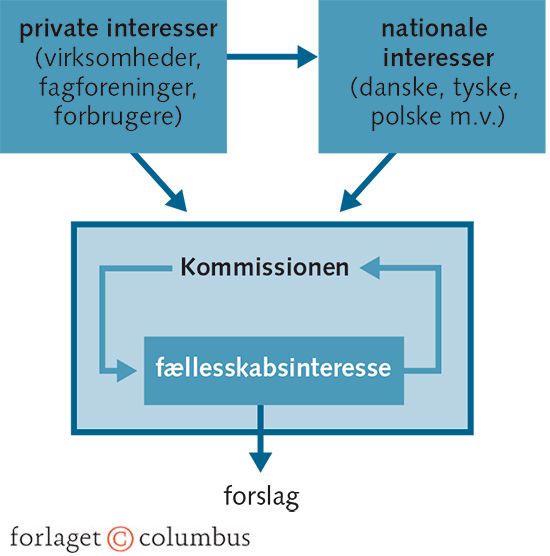 Figur 3.3 Hvilken type interesse varetages af Kommissionen?