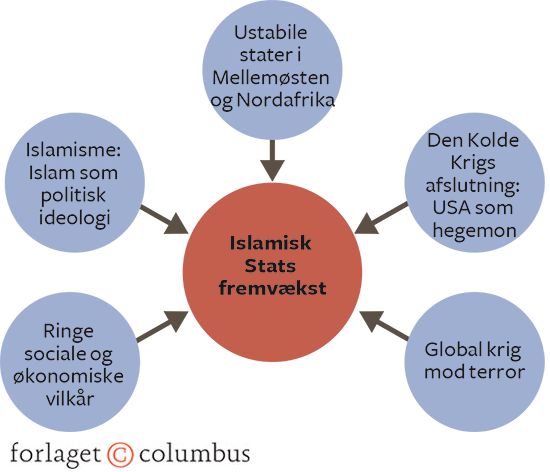 Figur 4.2 Årsager til Islamisk Stats fremvækst