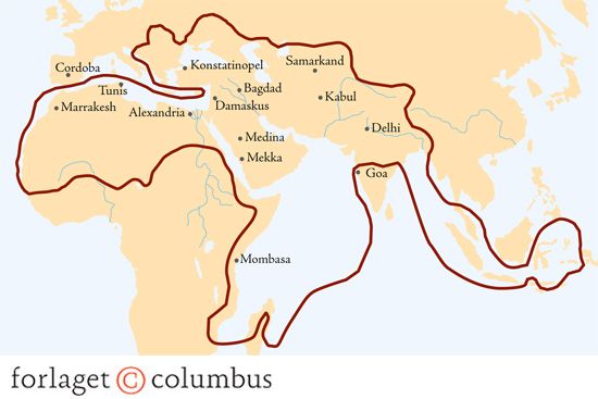 Muslimske verden o. 1500